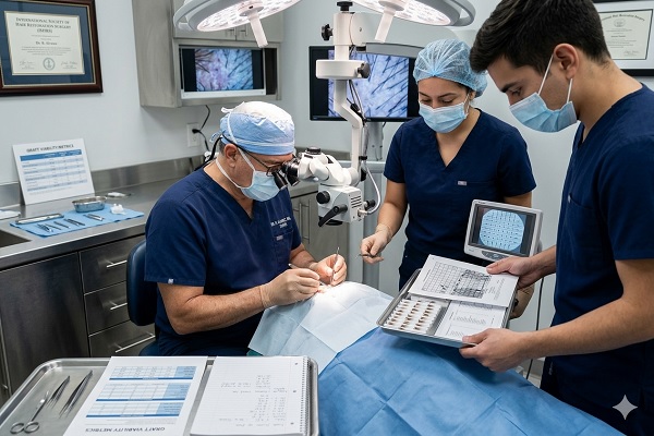 Meeting the strict qualifications for hair restoration surgery