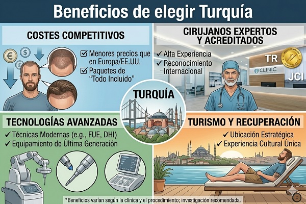 Beneficios de elegir Turquía