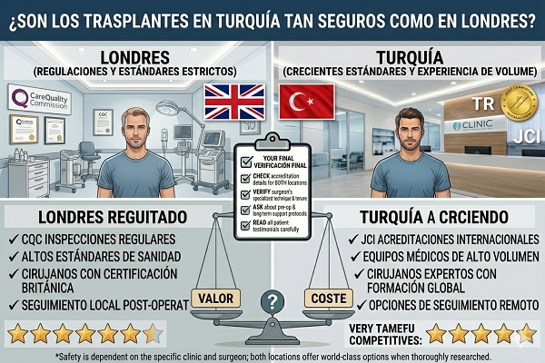 ¿Son los trasplantes en Turquía tan seguros como en Londres?